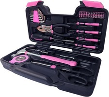 Ladies Pink Tool Box Set DIY
