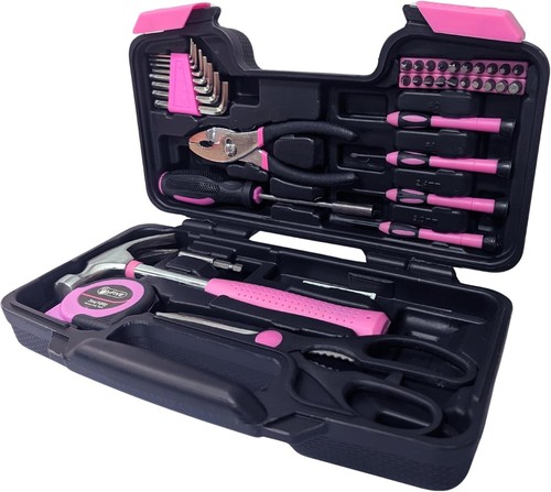 Ladies pink tool box set - set, diy