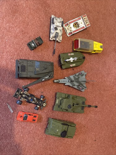 Vintage diecast military car - vintage,