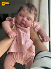 Real Life Newborn Reborn Baby Dolls Girl 20 inch 50 cm Full Vinyl Silicone Body