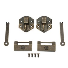 Retro Buckle Lock Zinc Alloy