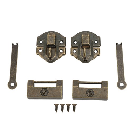 Retro buckle lock zinc - lock, alloy