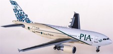 for JC Wings for PIA for Airbus A310-300 AP-BDZ Hyderabad 1:200 Airplane Model