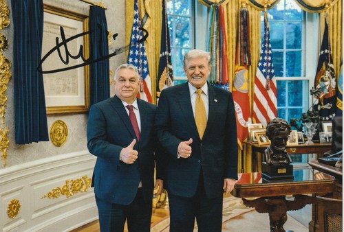 Viktor orbán hand signed - hand,