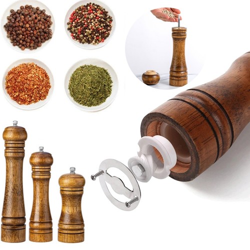 Wooden salt and - pepper, grinder