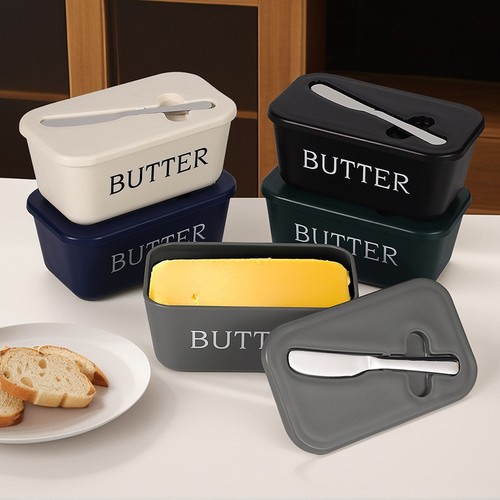 Butter dish with lid and - butter,