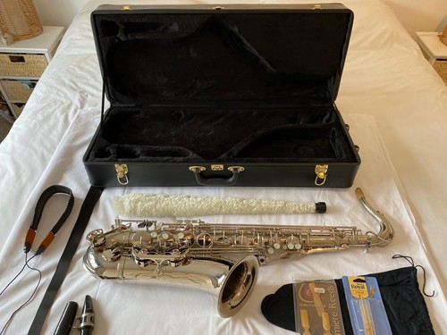Tenor saxophone with case - with, &