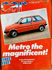 CAR MAGAZINE OCT-1980 - Metro