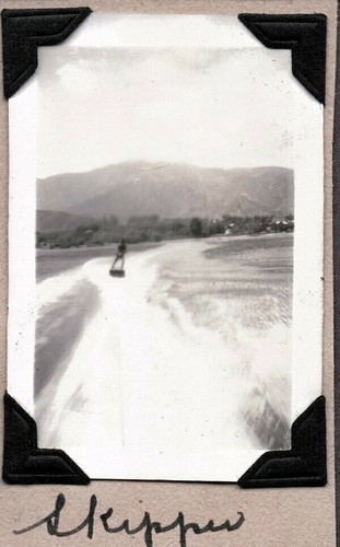 Vintage photograph race boat - vintage,