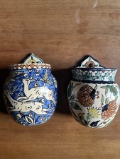 Two Armenian Jerusalem Pottery