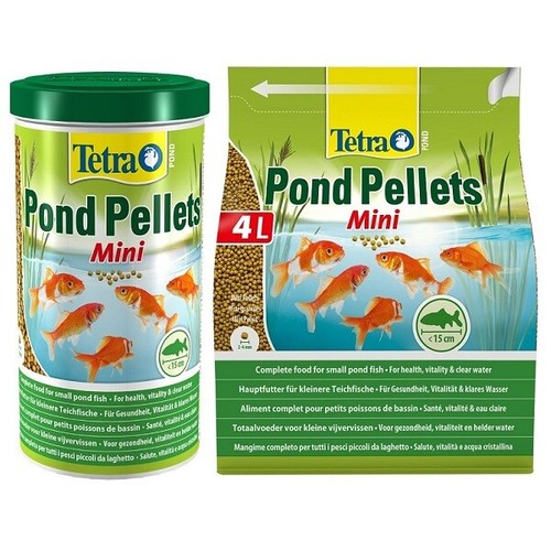 Tetra pond pellets mini fish - pond,