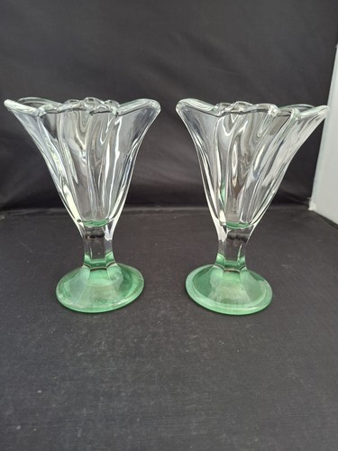 Vtg pair green borgonovo - pair,