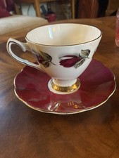  Rose Pattern Teacup With