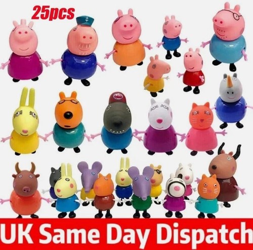 25x peppa pig - family, friends