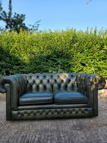 Leather chesterfield sofa - leather,