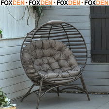 Garden Egg Chair with Cushion