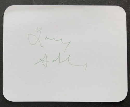 Larry adler signed - signed, harmonicist