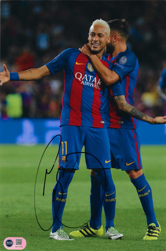 Neymar signed fc barcelona - signed,