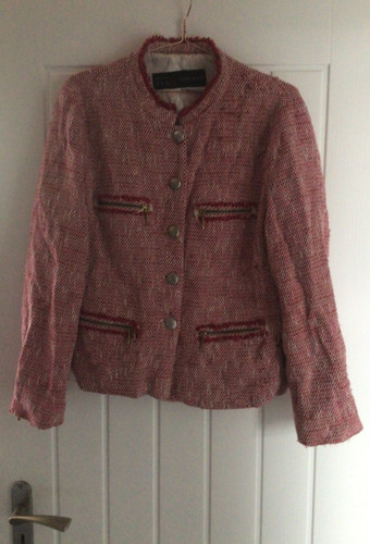 Zara basic pink jacket coat - zara,