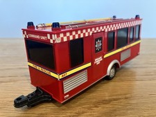 Teama Fire And Rescue Trailer 1:32 Scale Ideal For Scalextric Diorama Unboxed