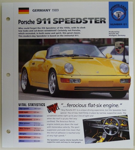 Porsche 911 speedster - 911, imp