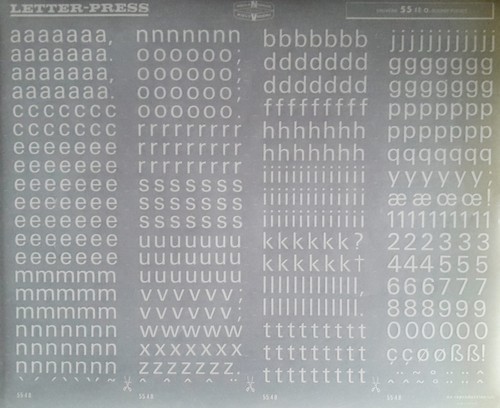 Mecanorma white letter - white,