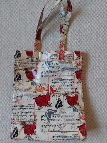Oilcloth tote bag - tote, strong