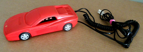 Vintage red ferrari testarossa - vintage,