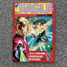 Eagle Annual 1985 hardback featuring Dan Dare