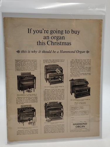 Vtg oversize 10x13 hammond - vtg,