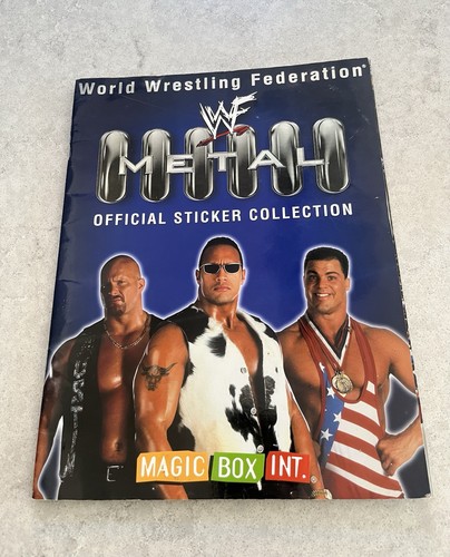 Wwf metal official sticker - wwf,