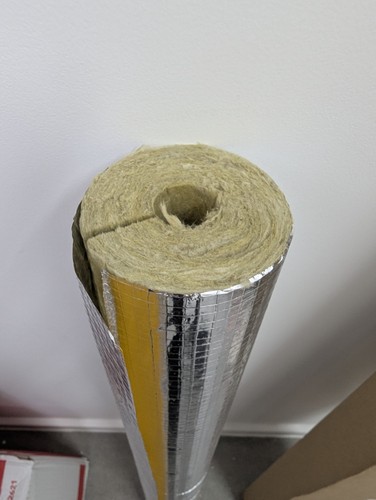 Rockwool rocklap foiled 21mm - rocklap,