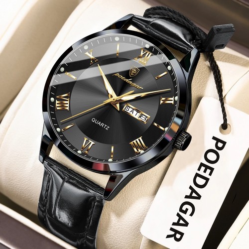 Tourbillon leather watch men - tourbillon,