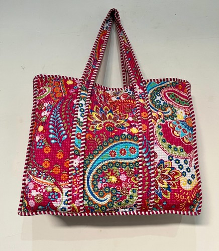 Indian pink paisley printed - indian,