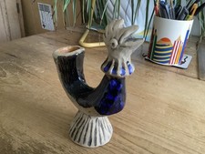 Retro MCM Keramik Celle Studio Pottery Cockerel Rooster Vase / Vessel