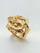 9ct Yellow Solid Gold Horse