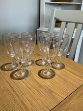 Six Vintage Irish Coffee Glasses