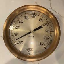Brass Steam Gage by Crosby