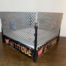 WWF Attitude ring with cage
