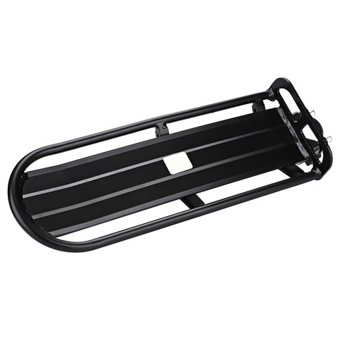 Aluminium rear seat luggage - aluminium,