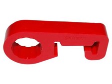 Quick Release Hi Lift Jack Polyurethane Anti Rattle Handle Clamp Red - DA3153