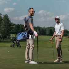 4-Way Golf Stand Bag Ultra Lightweight Golf Club Carry Bag Golf Bag-Navy