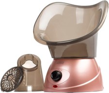 LIVIVO Facial Face Spa Steamer Inhaler with Aromatherapy Diffuser and Dual Nose