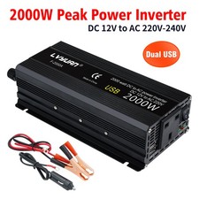 1000W 2000W Power Inverter 12V