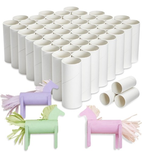 48pk white cardboard - white, craft