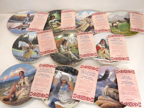 Plate set princesses the - princesses, of