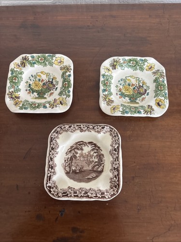 Three vintage masons ashtrays - three,