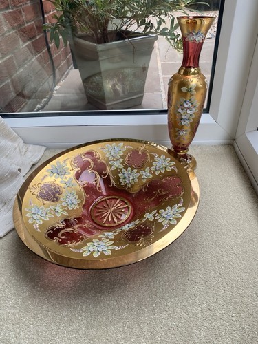 Vintage egermann bohemian ruby - egermann,