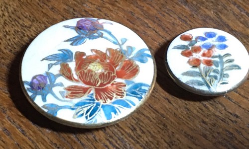 Vintage pair satsuma - of,