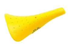 Old School BMX Seat Kashimax Type Small MX Yellow Italian Made Saddle 80's Nos